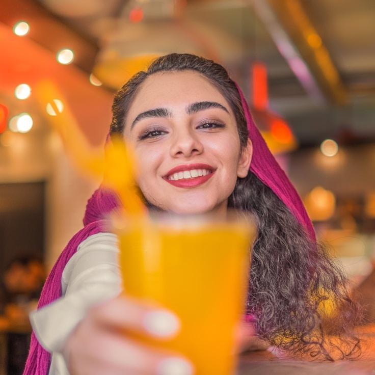 Jonah Reed, Client Relations Director, discussing corporate gifting strategy with business clients